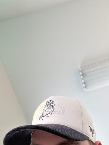 Customer photo review of Trash Bandit Corduroy Brim Hat