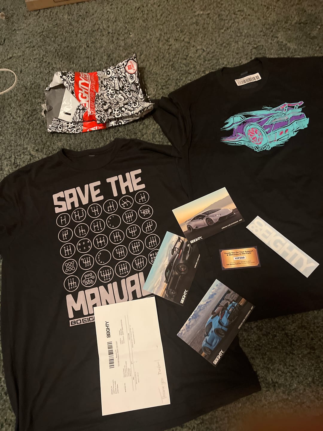 Customer photo review of 80Eighty® Save The Manuals Shirt