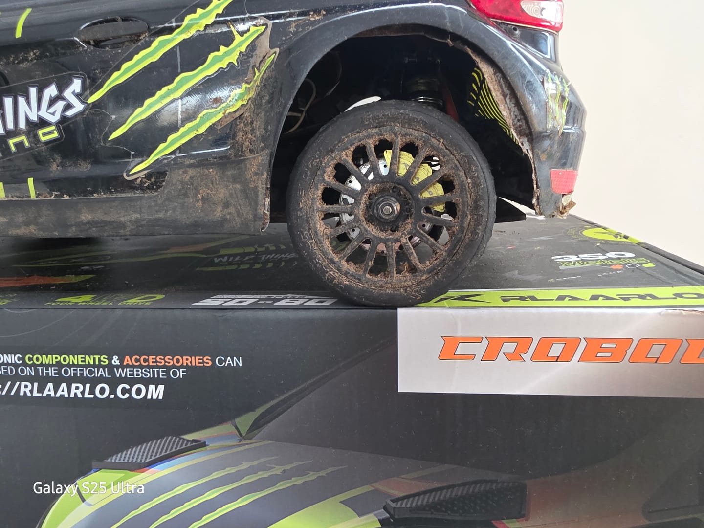 Customer photo review of Aluminum Brake Disc and Calliper Set For 1/10 RC Rally Car