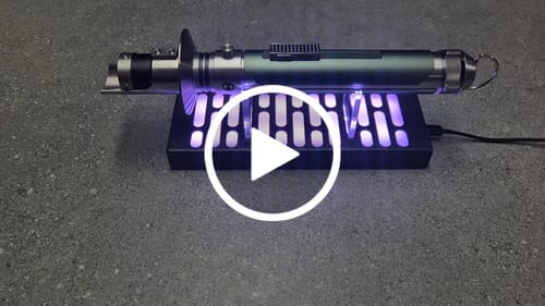 Customer video review of Imperial LED saber stand - 1 saber