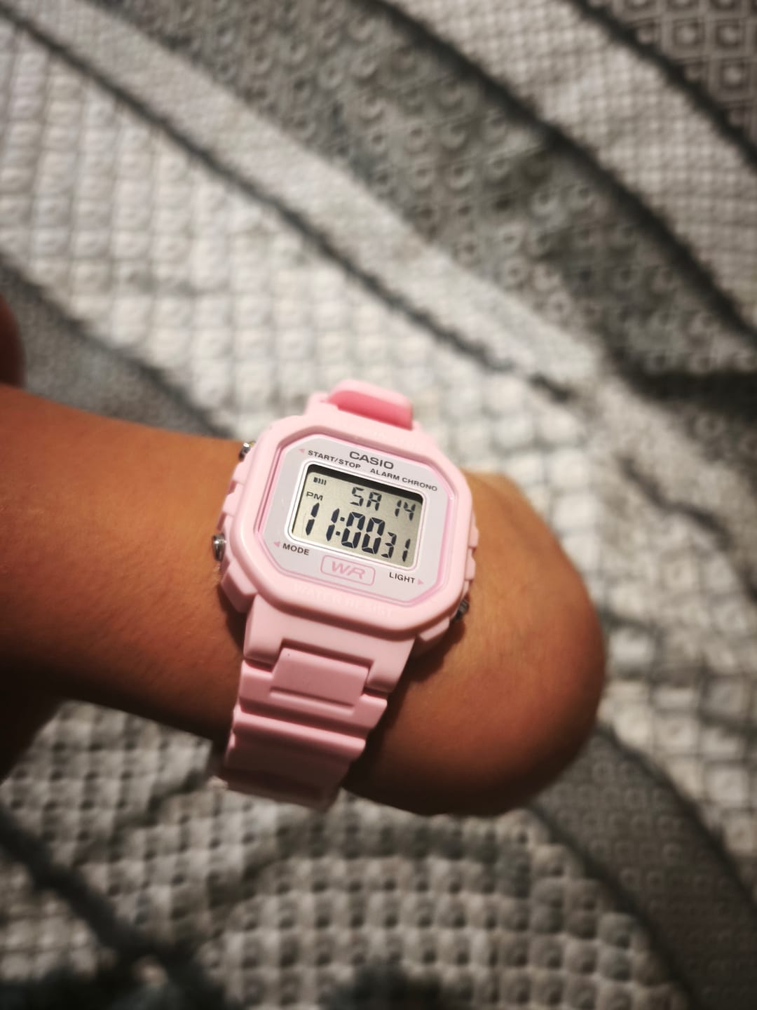 Customer photo review of Reloj Casio Vintage LA-20WH-4A1DF Rosado