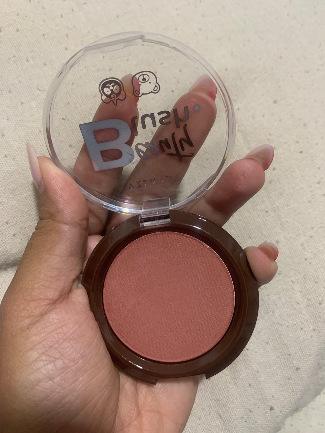 Customer photo review of Beauty Blush Compacto Red Mocha - Vizzela + La’s
