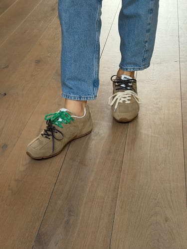 Customer photo review of Miu Balance 530 SL Suede Sneaker