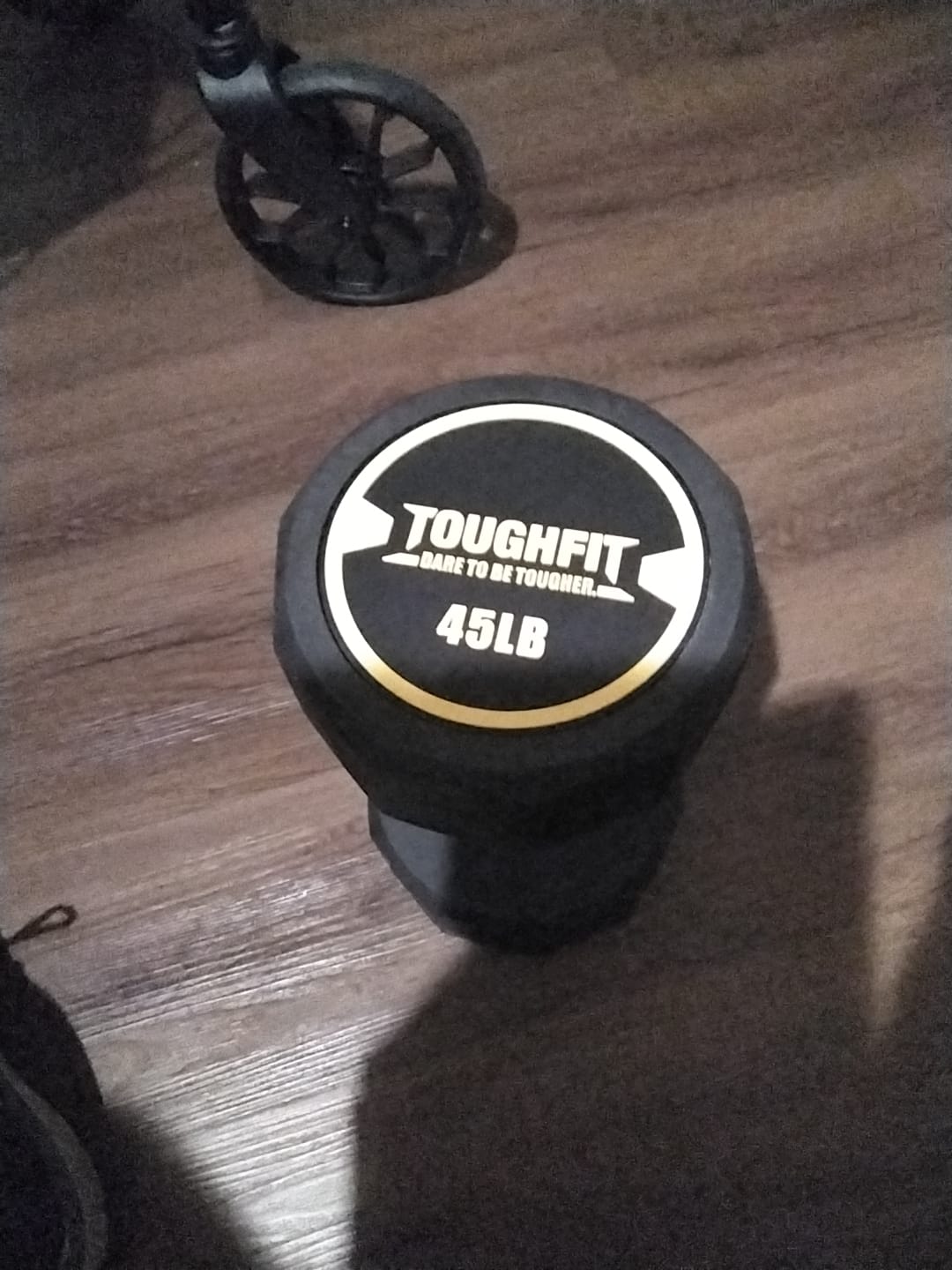 Customer photo review of ToughFit Decagon PEV Dumbbells
