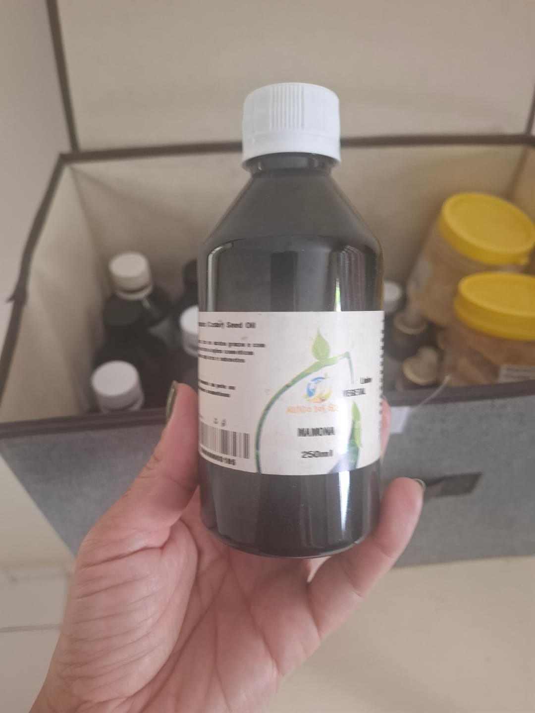 Customer photo review of Óleo de Mamona (Ricino)