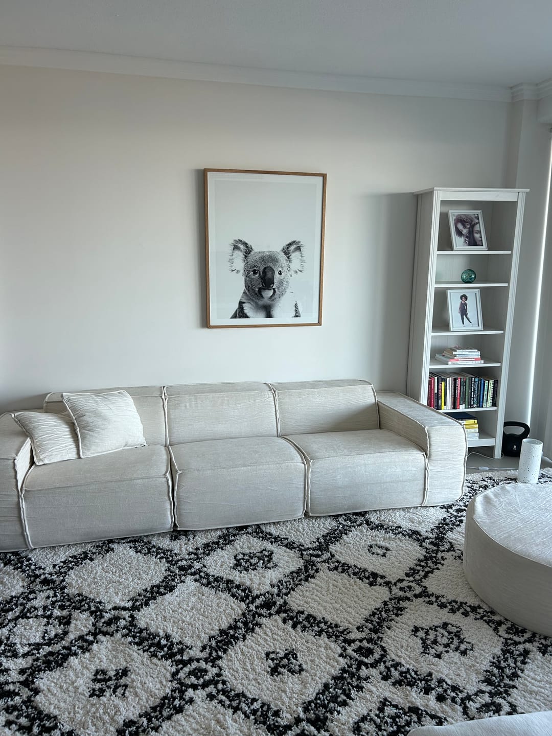 Customer photo review of C8 Round Pouf Ottoman