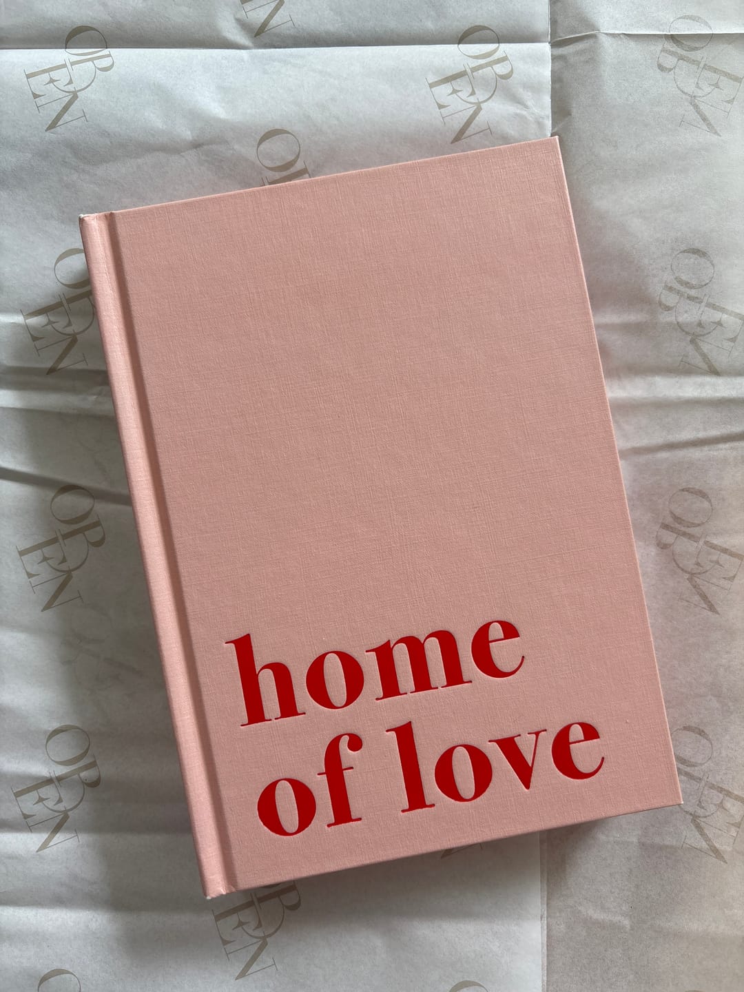 Customer photo review of „home of love“ Journal