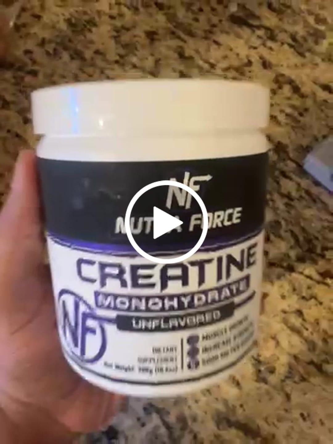 Customer video review of Nutra Force Creatine