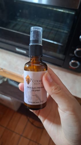 Customer photo review of Pack 110 Botella vidrio ámbar 30 ml con spray atomizador negro 18/410