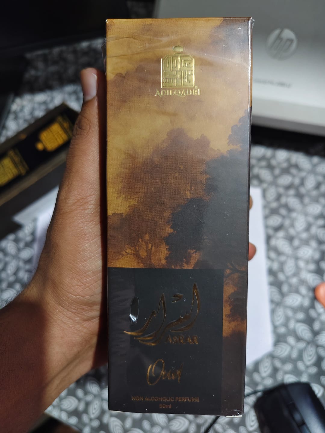 Customer photo review of Asrar Oud Non Alcoholic Perfume Spray 50ml