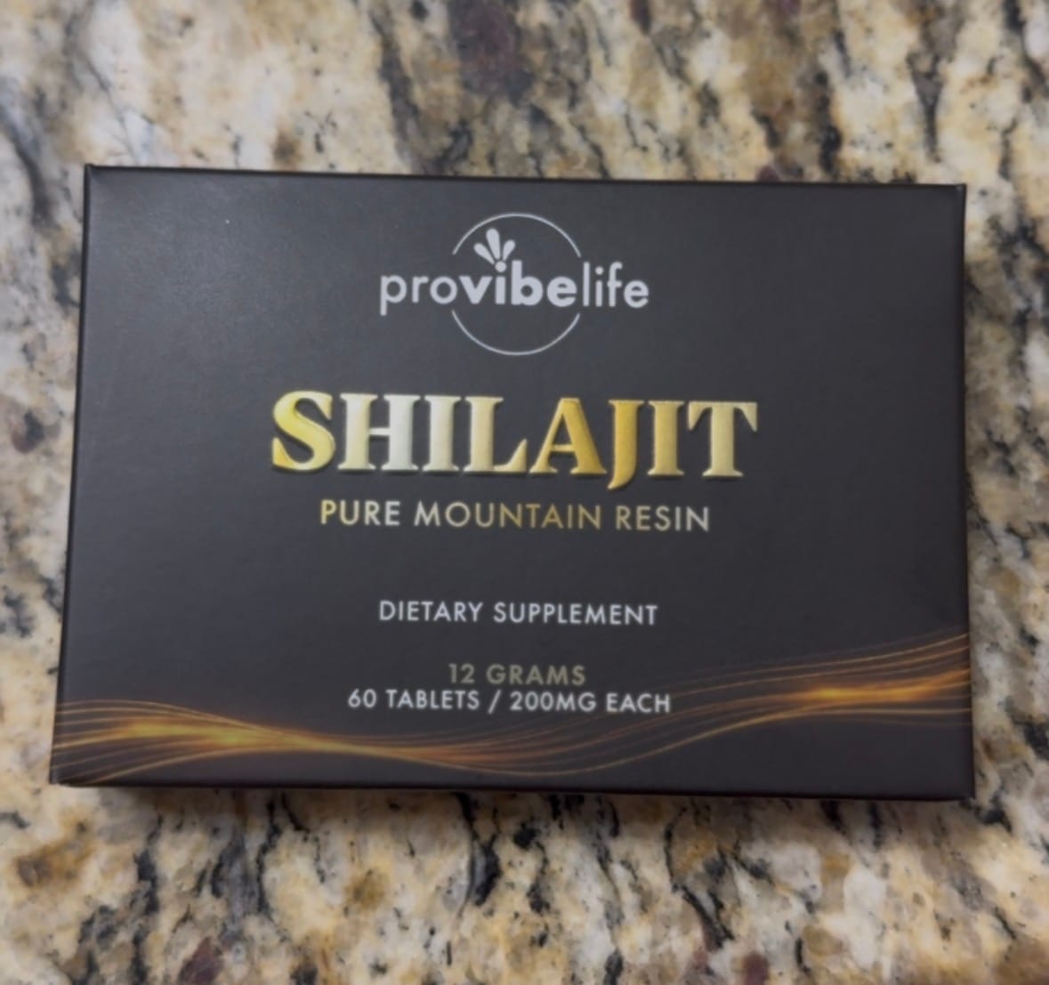 Customer photo review of Shilajit Resin Tablets