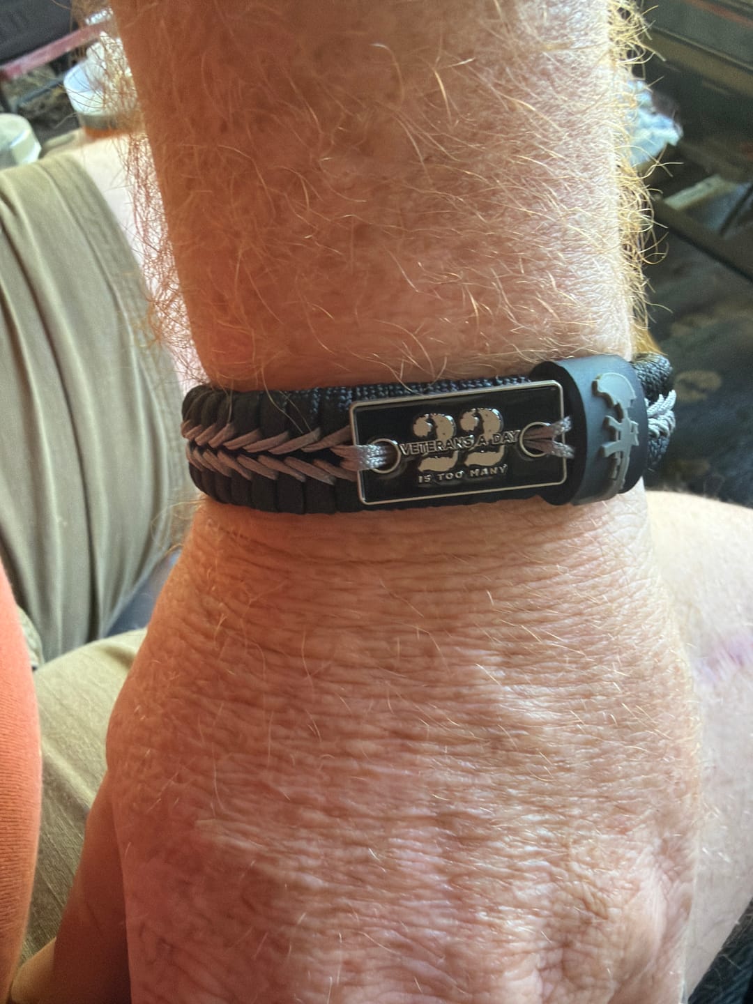 Customer photo review of 22 A Day - Paracord Bracelet