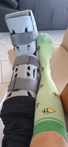Kundenbewertung mit Foto zu Kompressionssocken Original