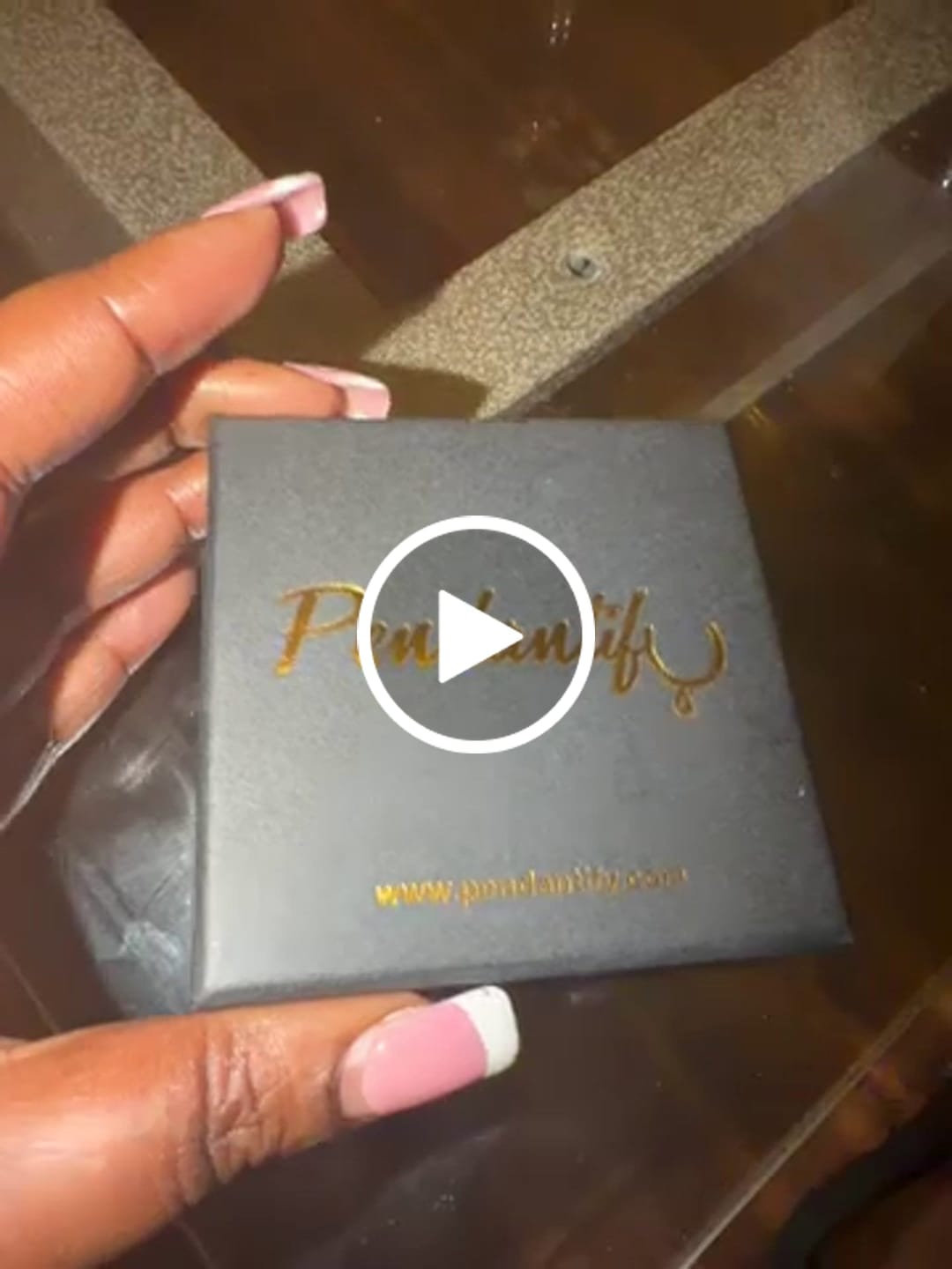 Customer video review of Diamond Studded Angel Wing Photo Necklace