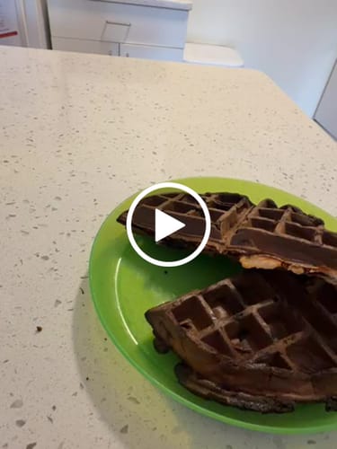 Customer video review of Zen Protein Waffles - Chocolate Chip