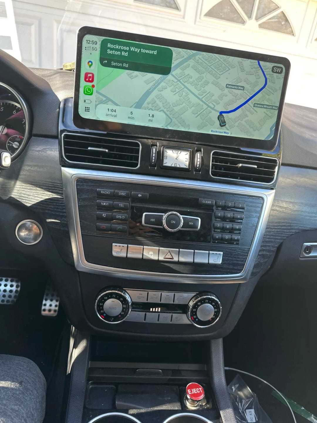 Customer photo review of Mercedes Benz GL/ML/GLE/GLS Class | X166 | 12.3" Linux CarPlay/Android Touchscreen Display | 2011 - 2019