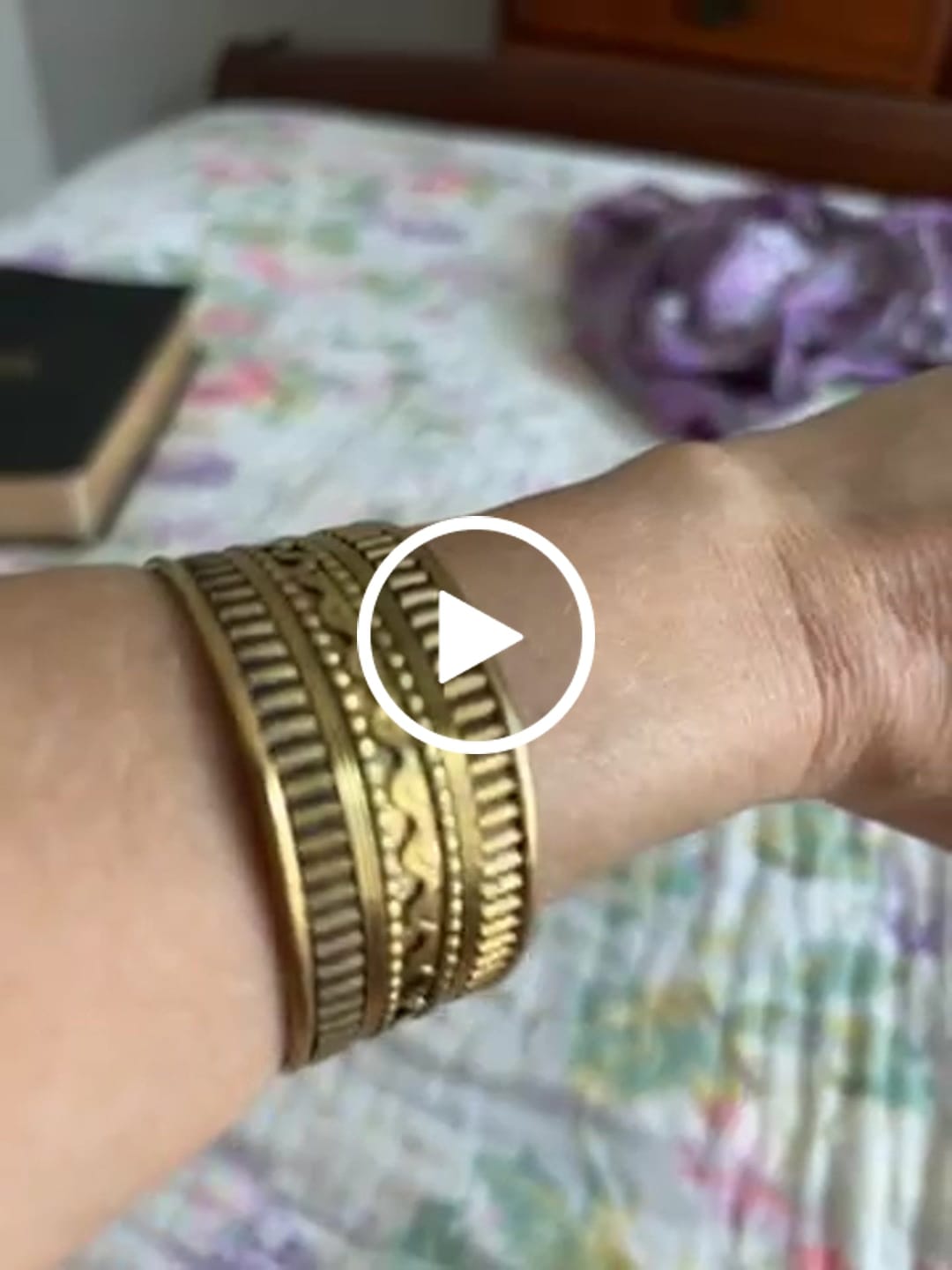 Customer video review of Vintage Copper Bracelet