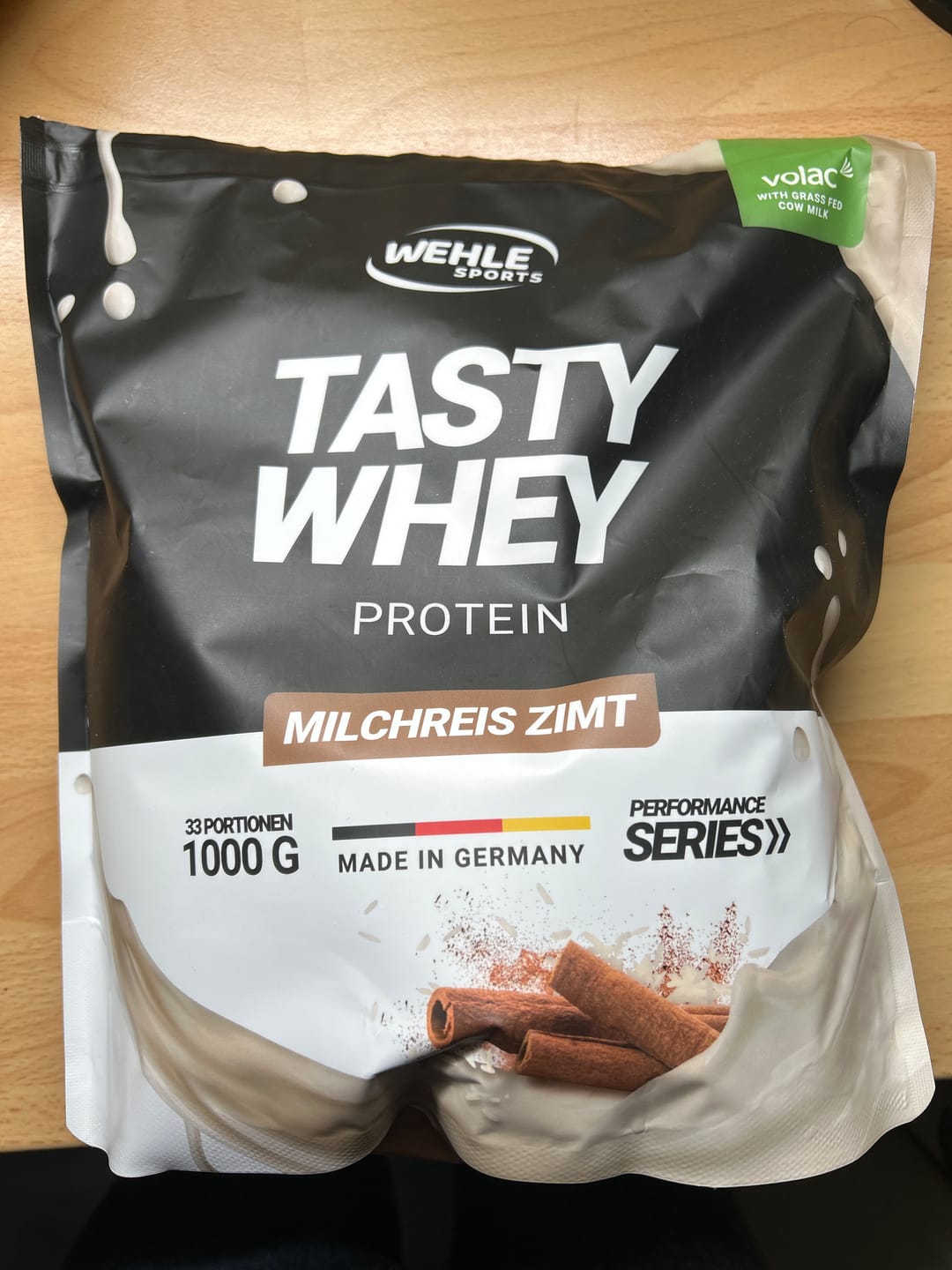Customer photo review of Wehle Sports Tasty Whey Protein - 1000g