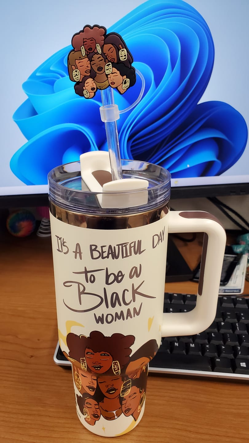 Customer photo review of Limited Edition "Crème Brûlée" Insulated Tumbler – Pinklomein x Cecilia's House Collab