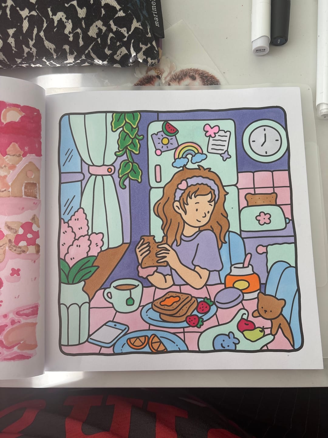 Customer photo review of Ohuhu Honolulu Plus Series Supreme Rubber Brush Tip Markers