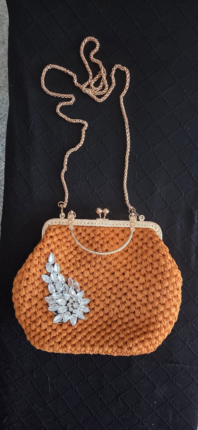 Customer photo review of CrochetPark™ Lotus Handbag DIY KIT