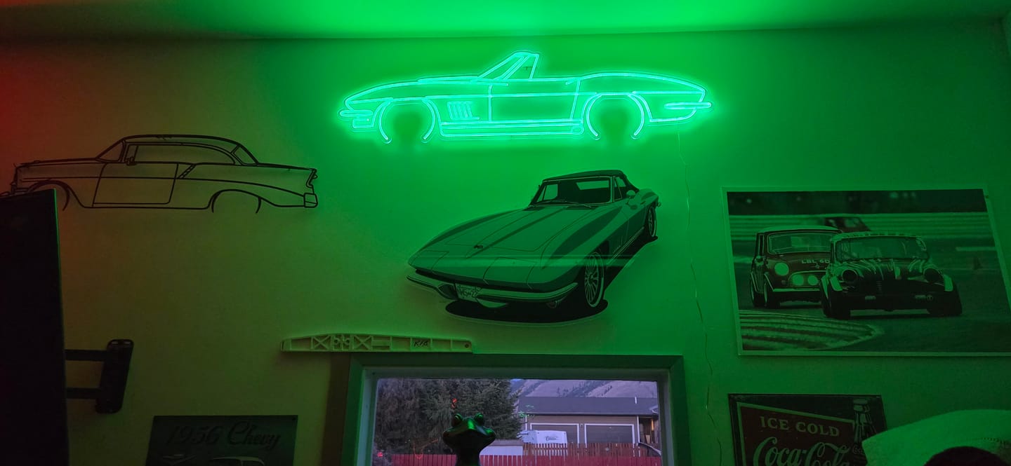 Customer photo review of Your Custom Car Acrylic Print Service