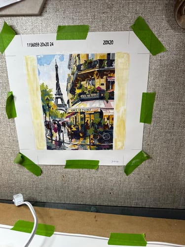 Customer photo review of Paris Rain Café