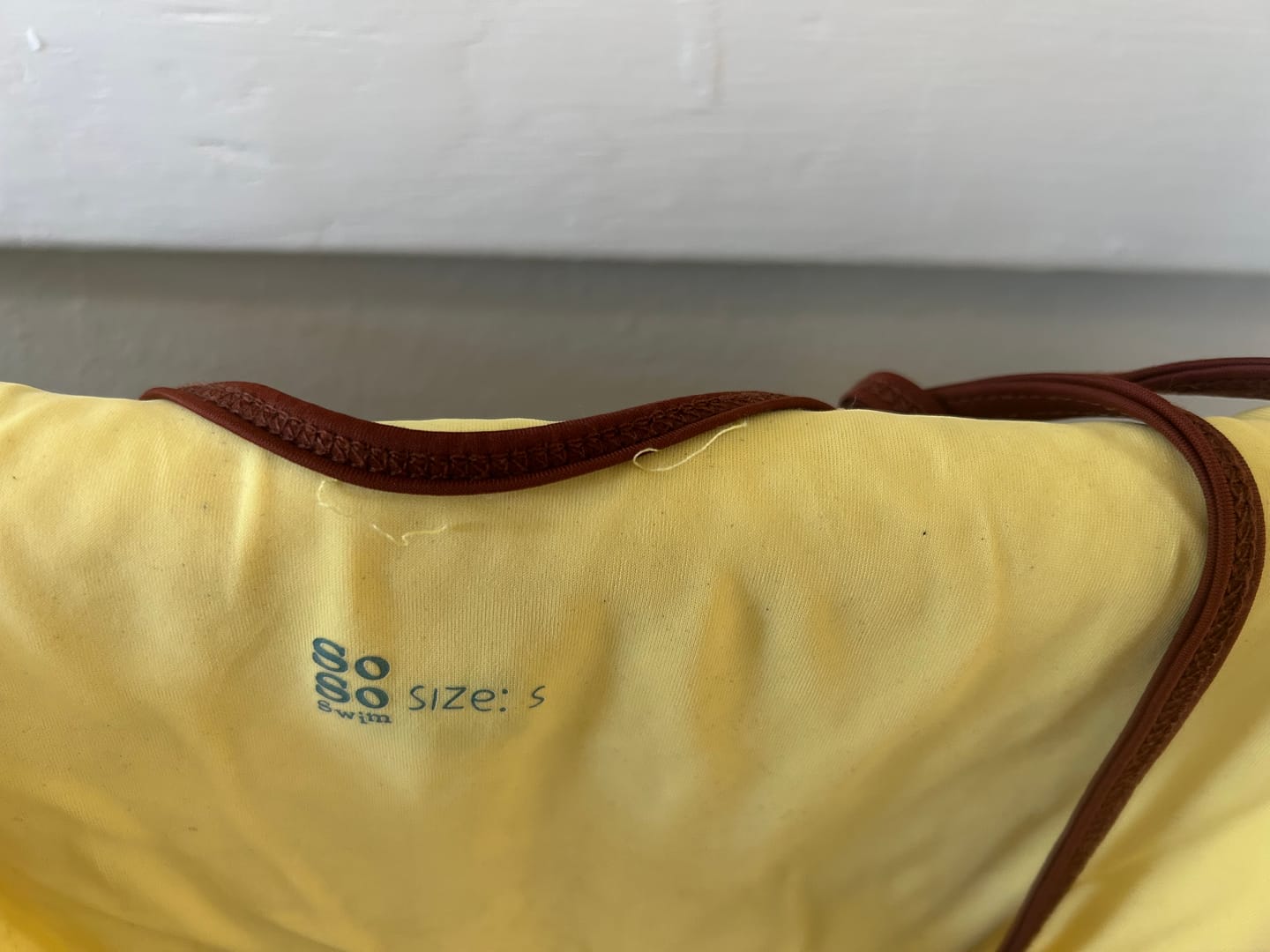 Customer photo review of Original Cut Swimsuit - Yellow