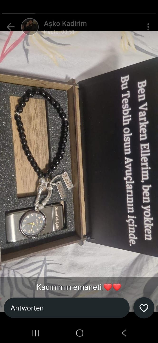 Customer photo review of Tesbih Set Persönlich für Männer