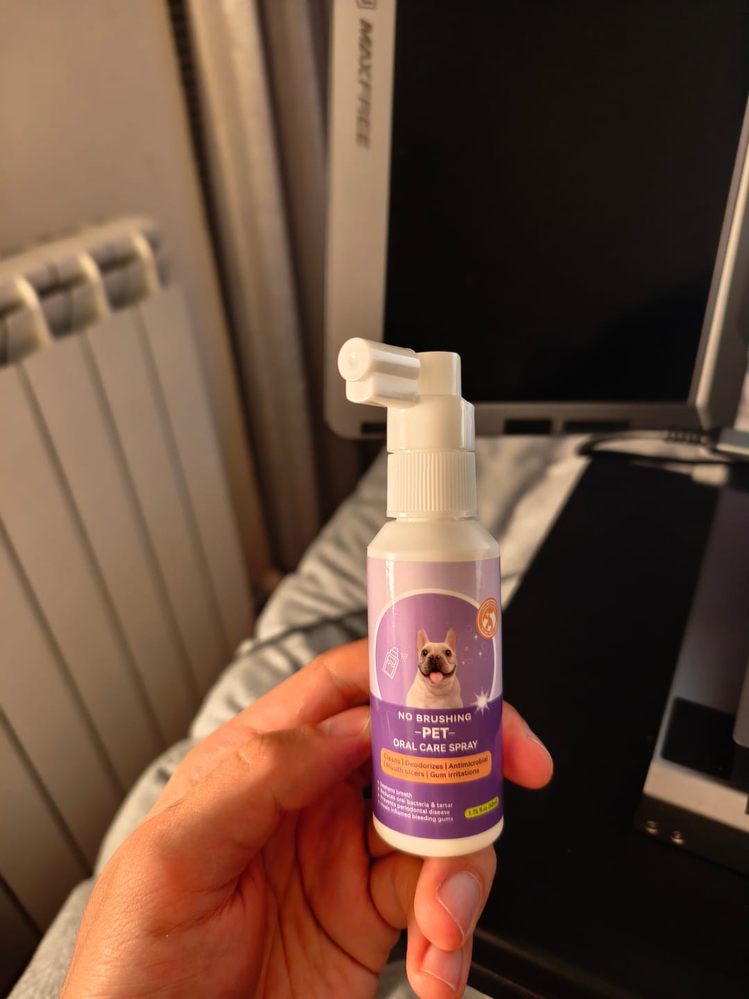 Customer photo review of Sprej za Čišćenje Zuba kod Ljubimaca