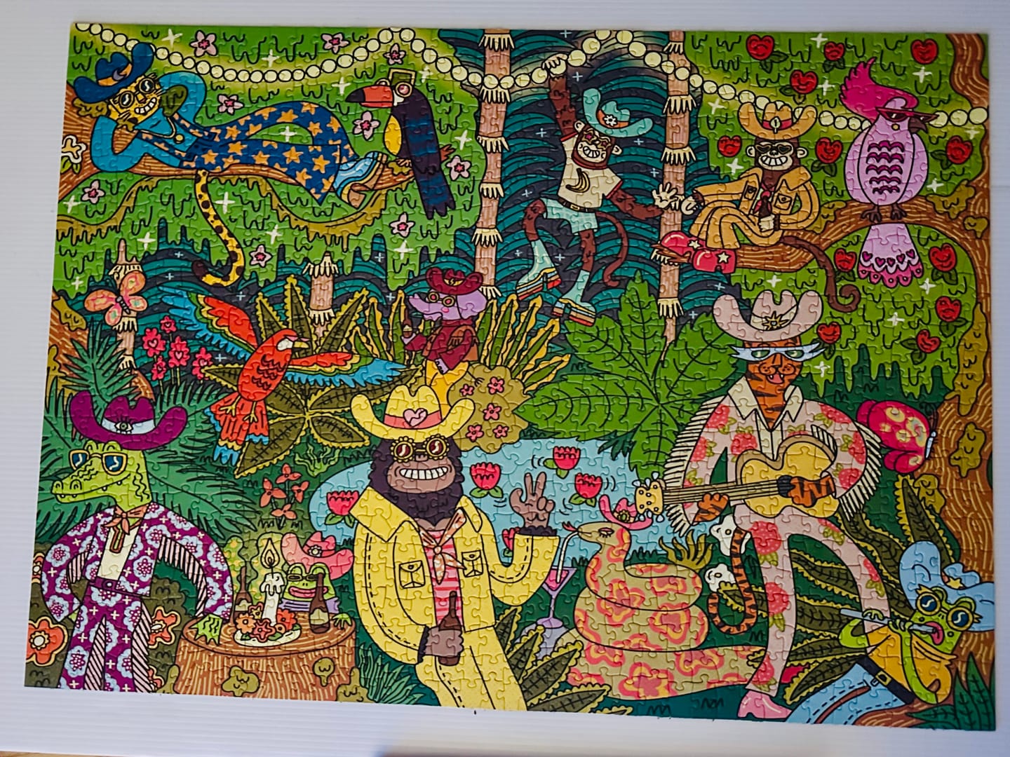 Customer photo review of Party Down | 1000 Piece Puzzle