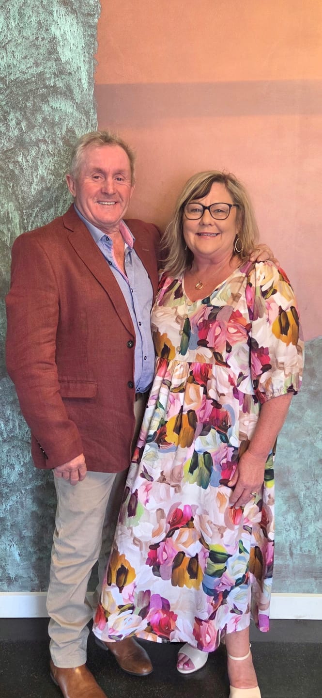 Customer photo review of Simona Midi Dress in Pink Multi