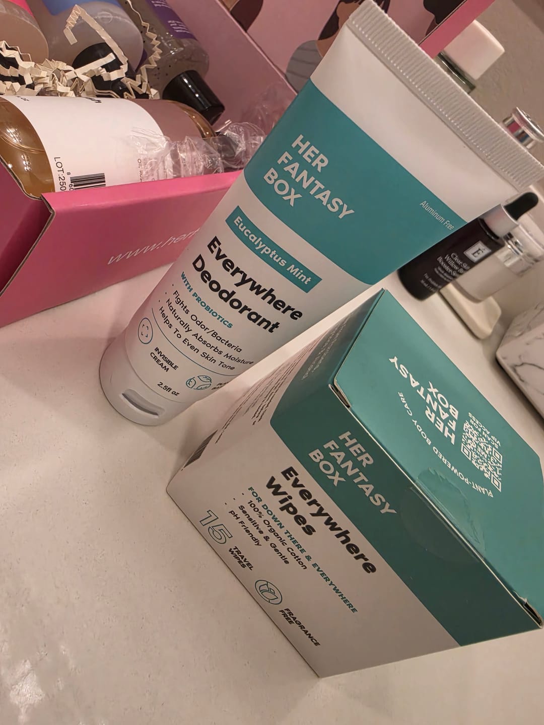 Customer photo review of Everywhere Deodorant (Minty Fresh) - Long Lasting Odor Block