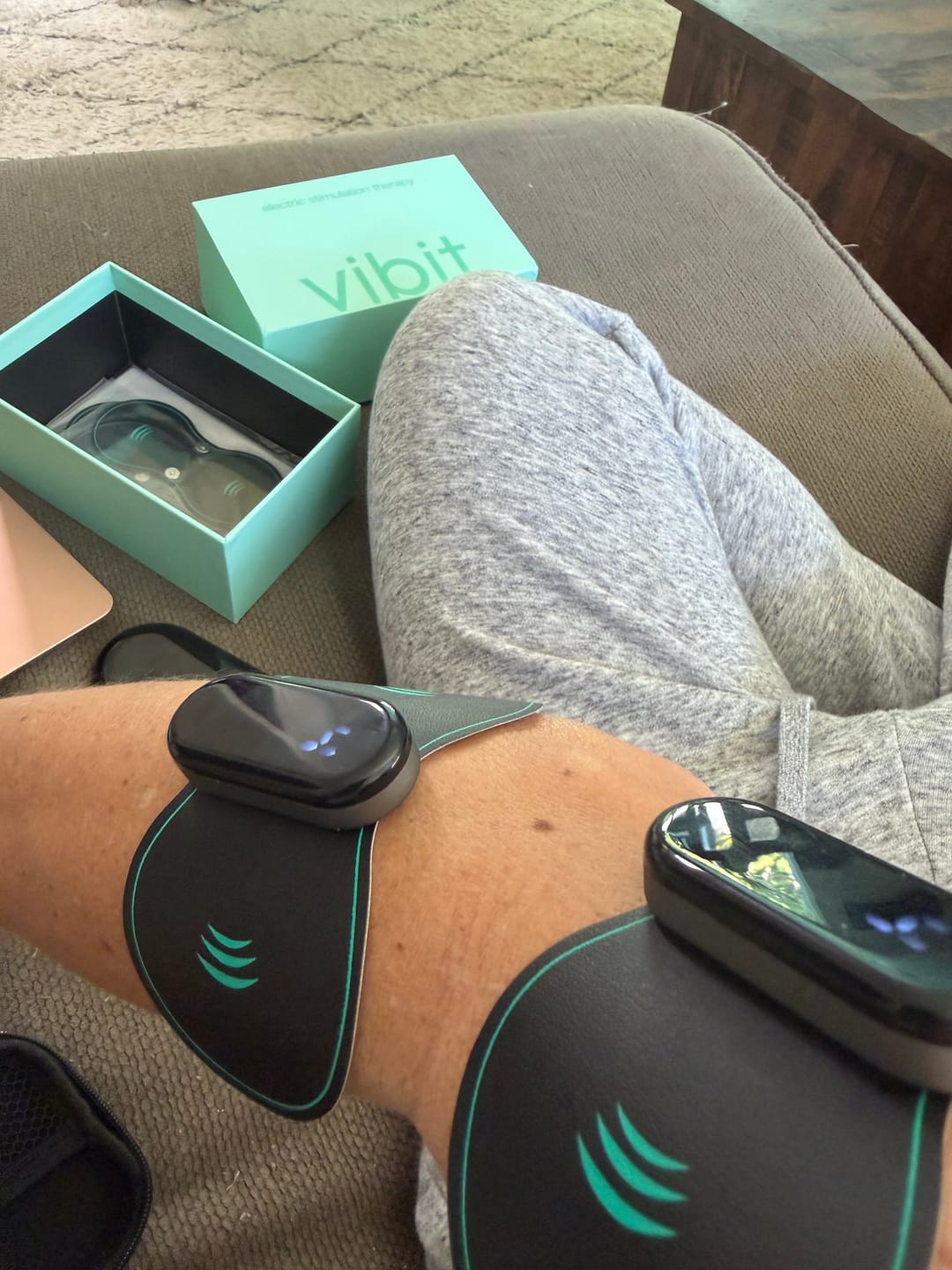 Customer photo review of Vibit TENS - Electrical Nerve Stimulation Therapy