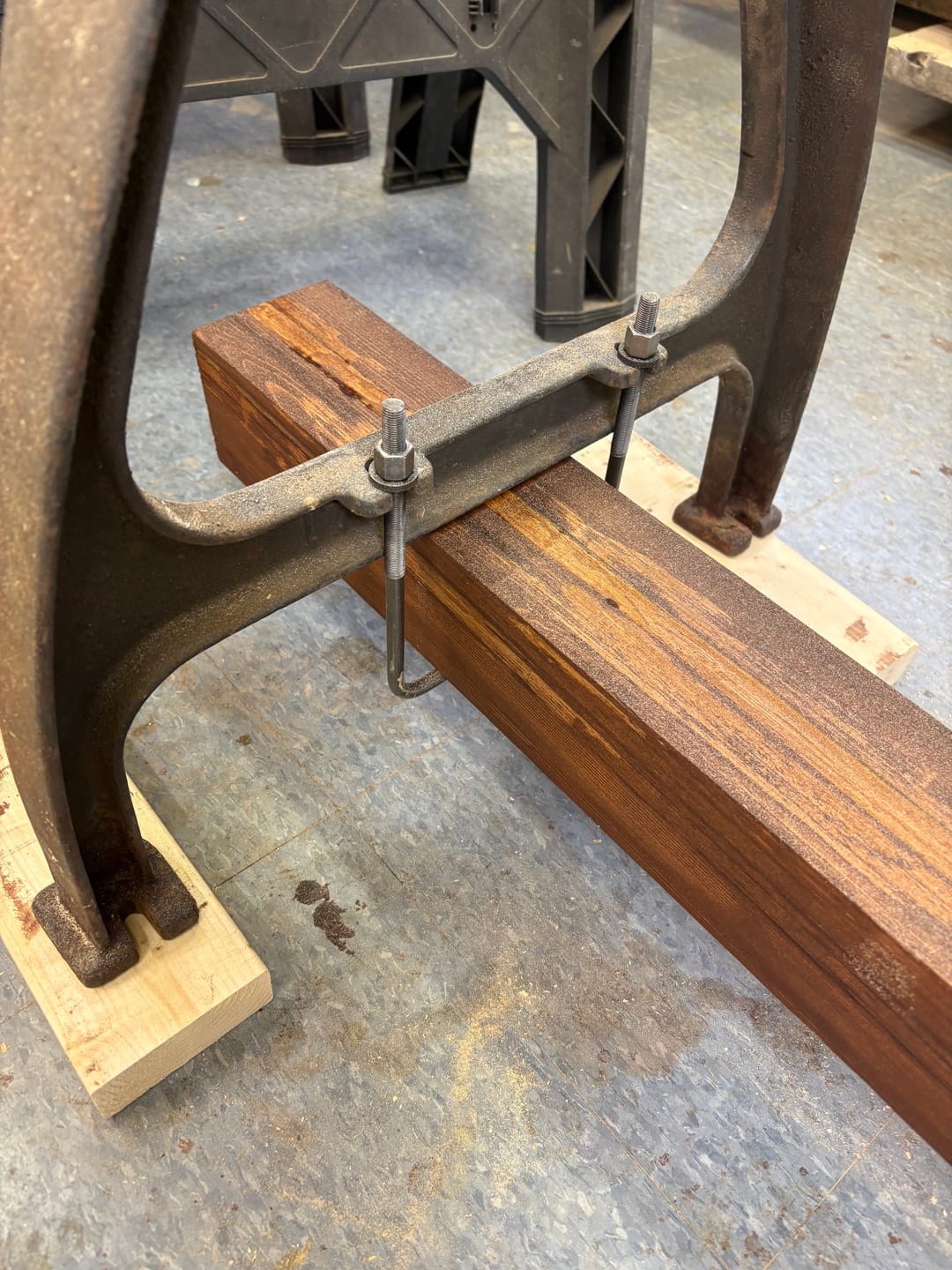 Customer photo review of 3/8 Inch Diameter U-Bolts - Square