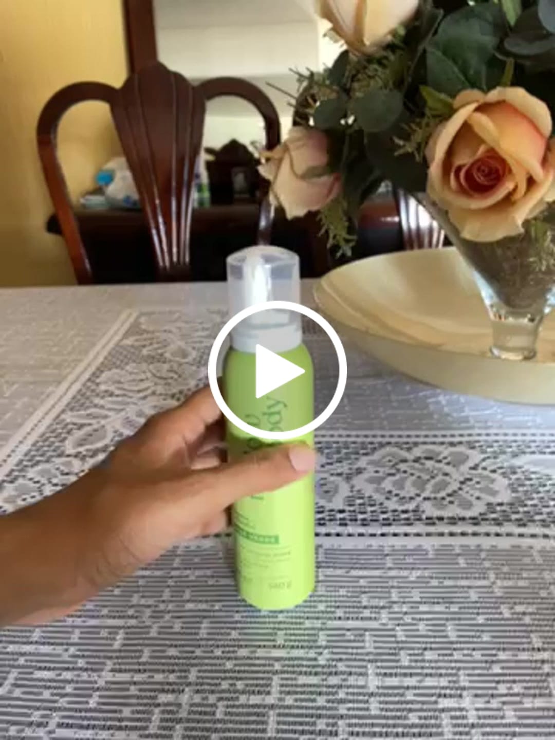 Customer video review of Mellow Mousse Maçã Verde
