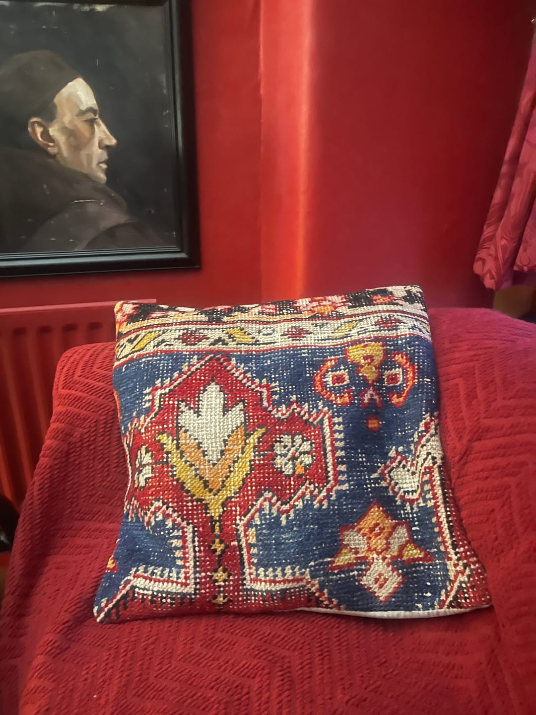Customer photo review of Throw Pillow 16x16 , #KK00188