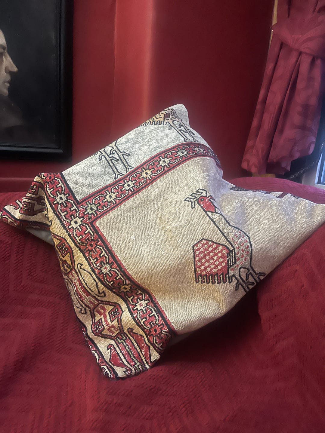 Customer photo review of Kilim Pillow 20x20 inch, #EE00360