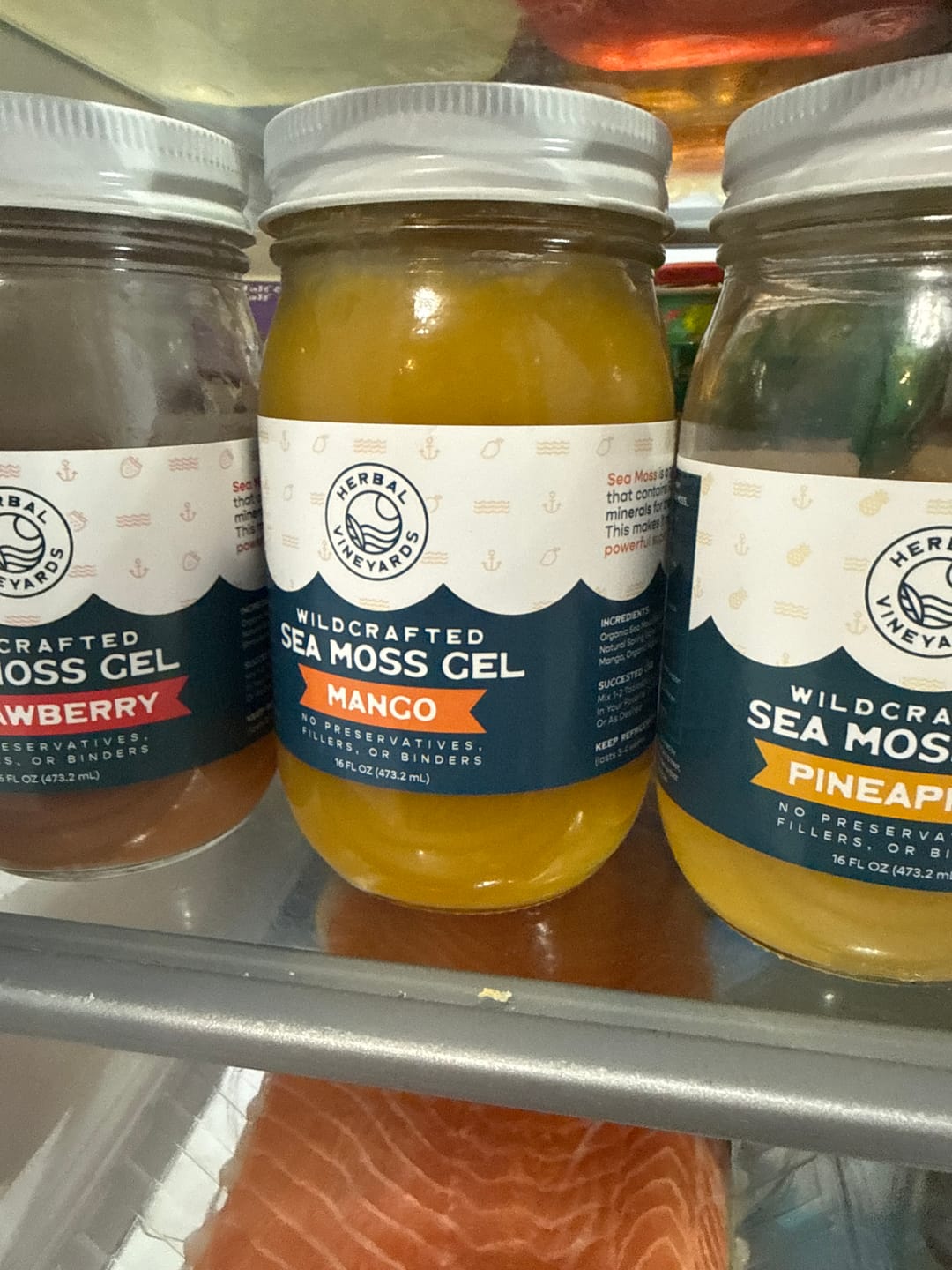 Customer photo review of Flavored Sea Moss Gel Trio Bundle