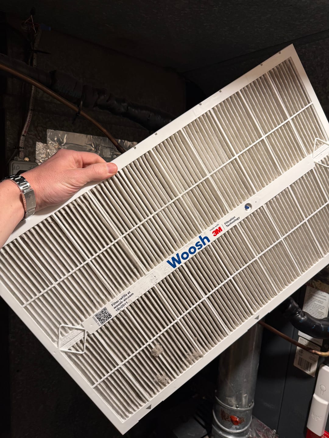 Customer photo review of Fold™ Filter Refill - MERV 13