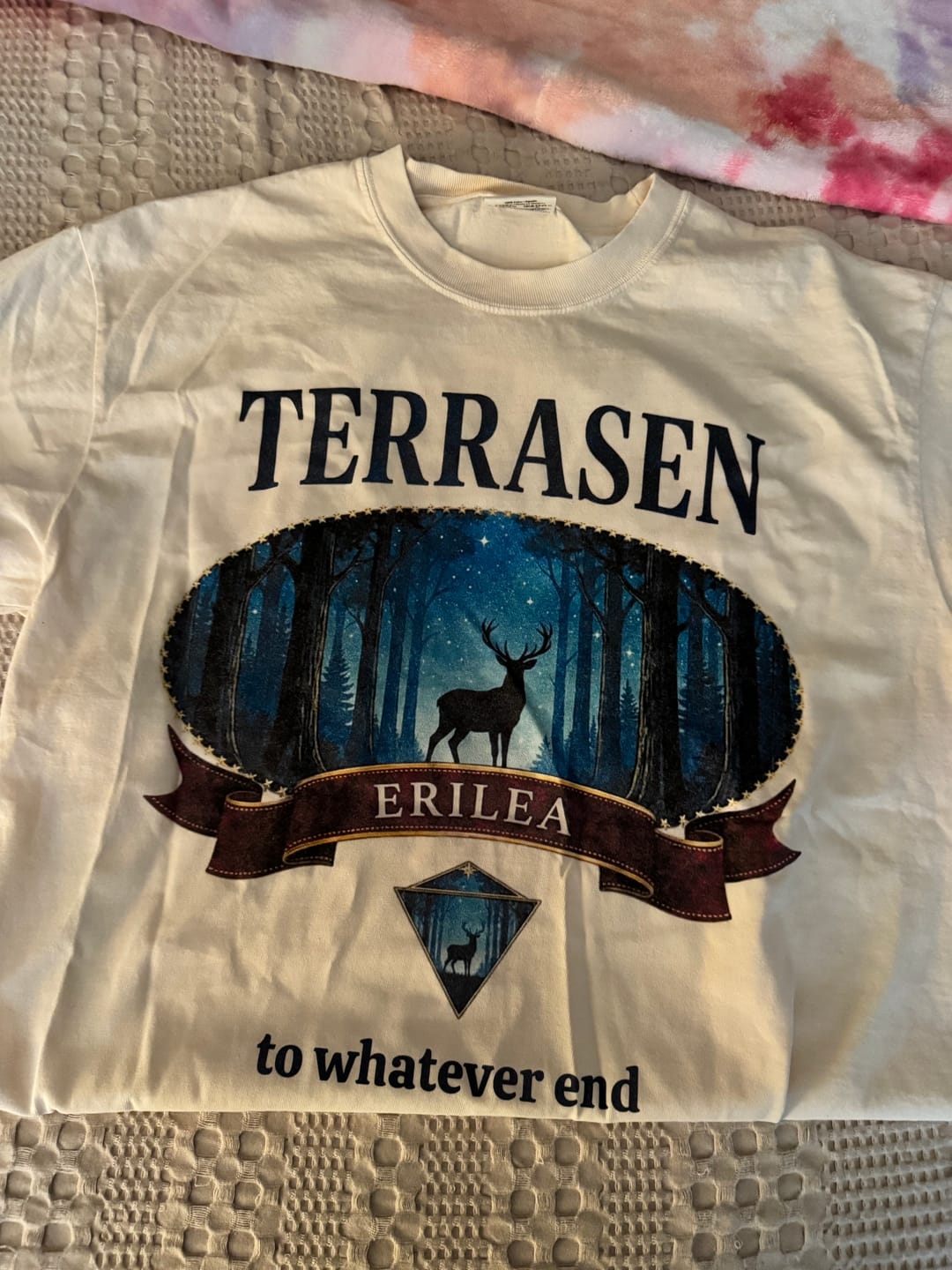 Customer photo review of Vintage Terrasen Comfort Colors Shirt | Throne of Glass Merch