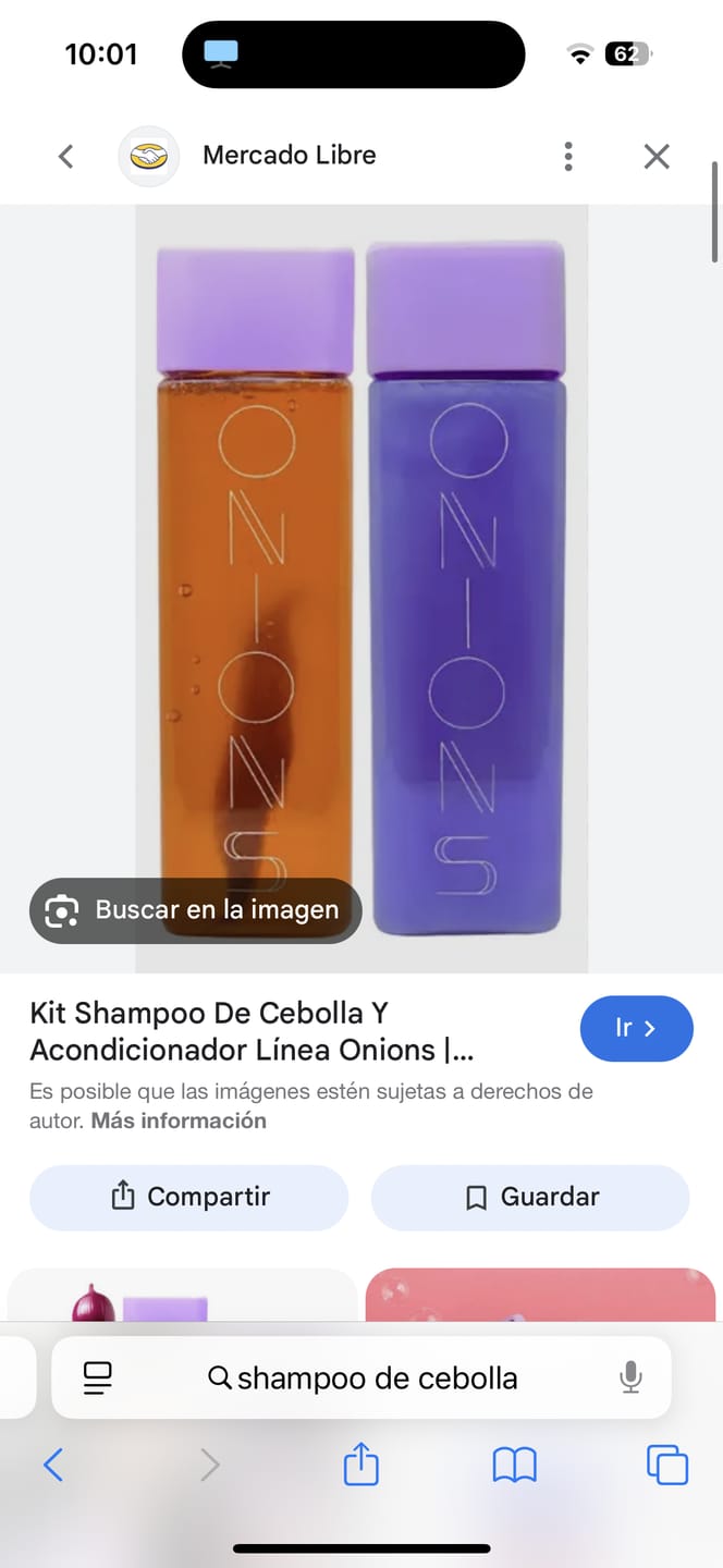 Customer photo review of Shampoo y Acondicionador