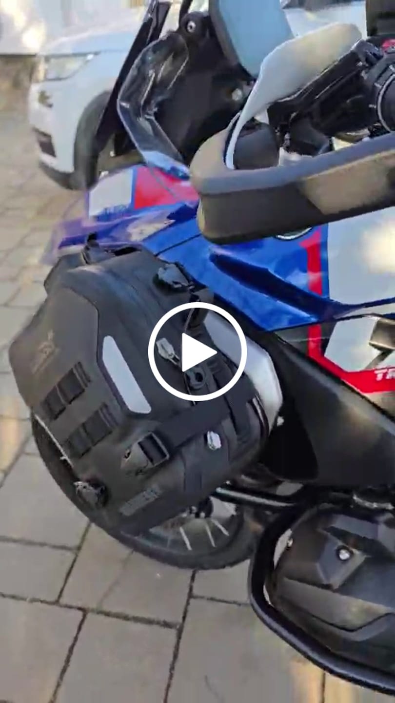 Customer video review of Alps Inflatable Crash Bar Bag | 300KG Passive Protection | IPX7 Waterproof