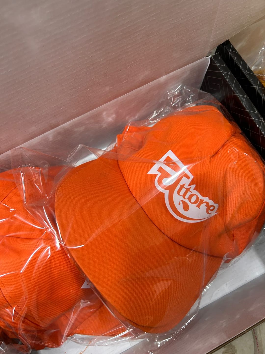 Customer photo review of Customized Caps | Customized With Your Company Logo | PrintMine.in