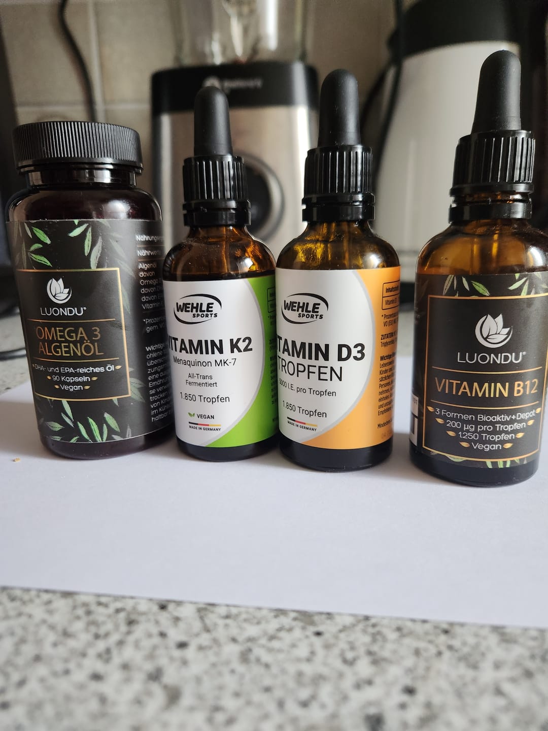 Customer photo review of Wehle Sports Vitamin K2 MK7 Tropfen - 50ml  1850 Tropfen