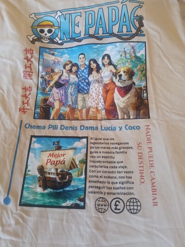 Customer photo review of One Papá - personalizable