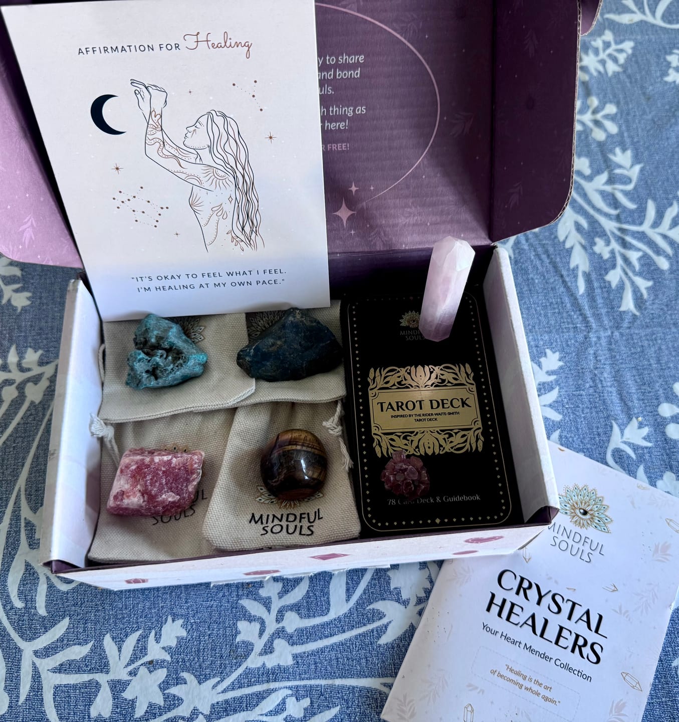 Customer photo review of Crystal Subscription Box