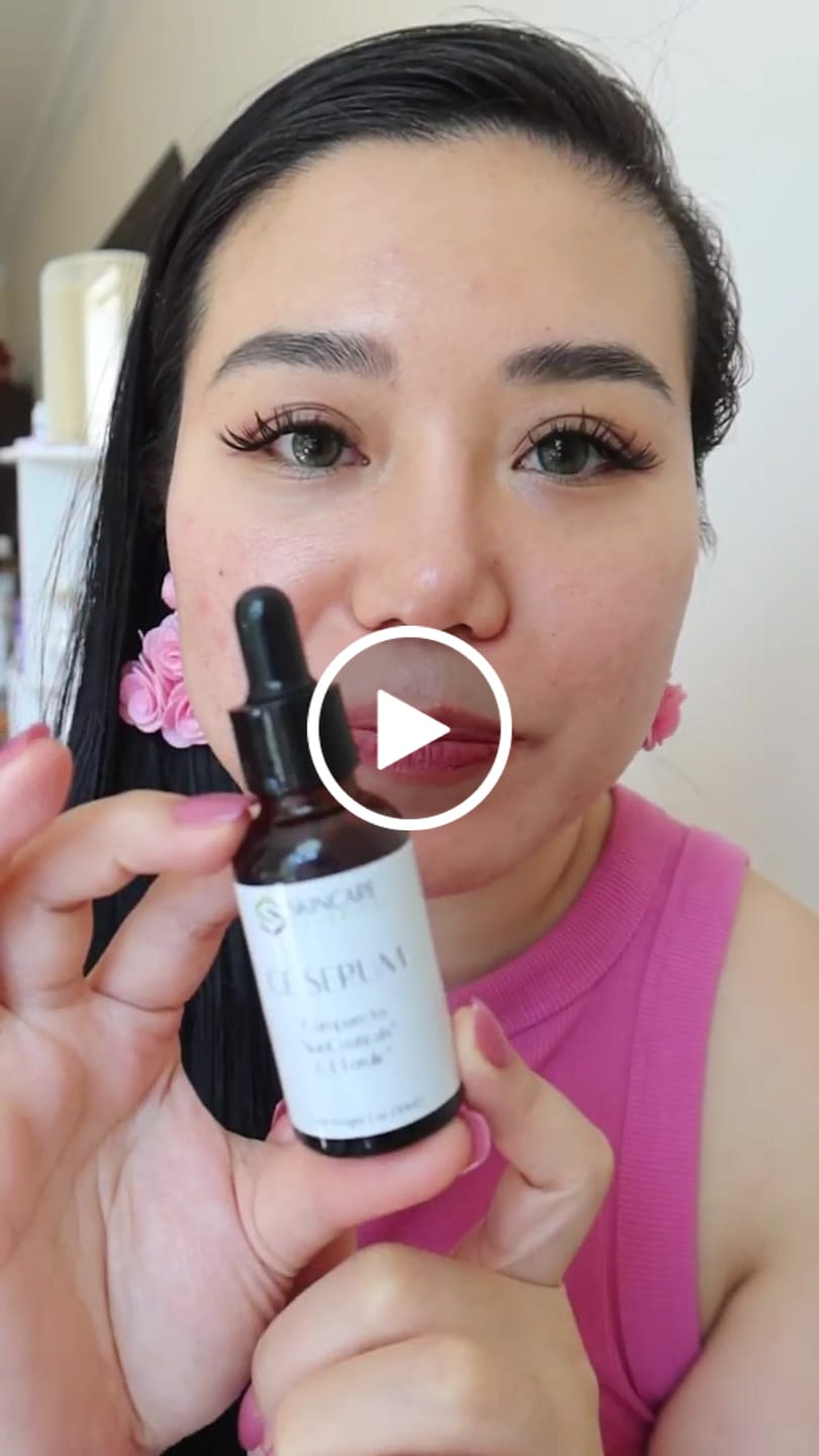 Customer video review of CE SERUM | COMPLEXION BRIGHTENING