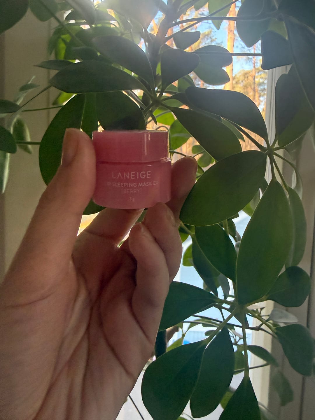Customer photo review of Nakts maska lūpām LANEIGE Lip Sleeping Mask EX Berry