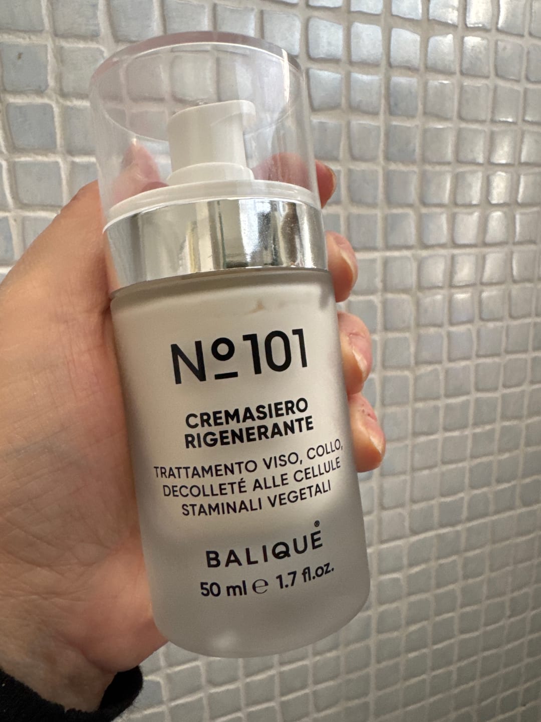 Customer photo review of N°101 - CREMASIERO RIGENERANTE - Viso, Collo e Decolleté